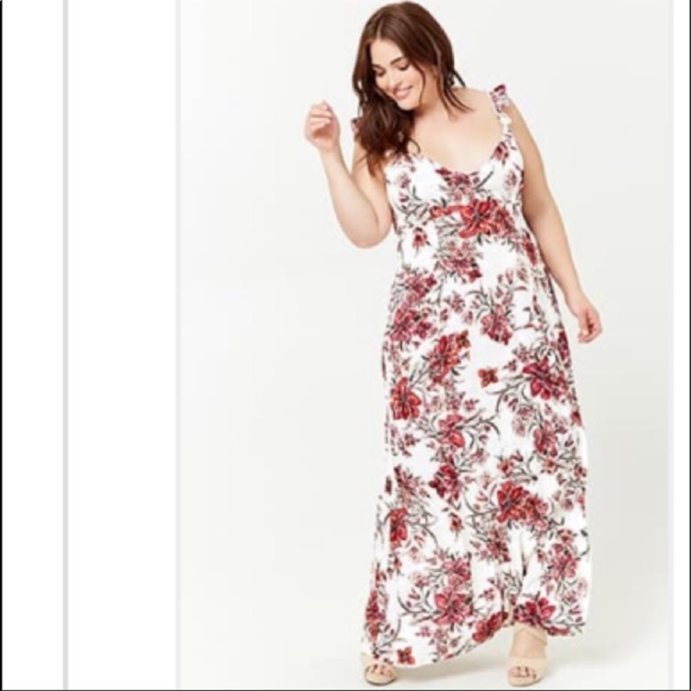 SOLD! Floral Maxi dress from Forever21 like NEW!